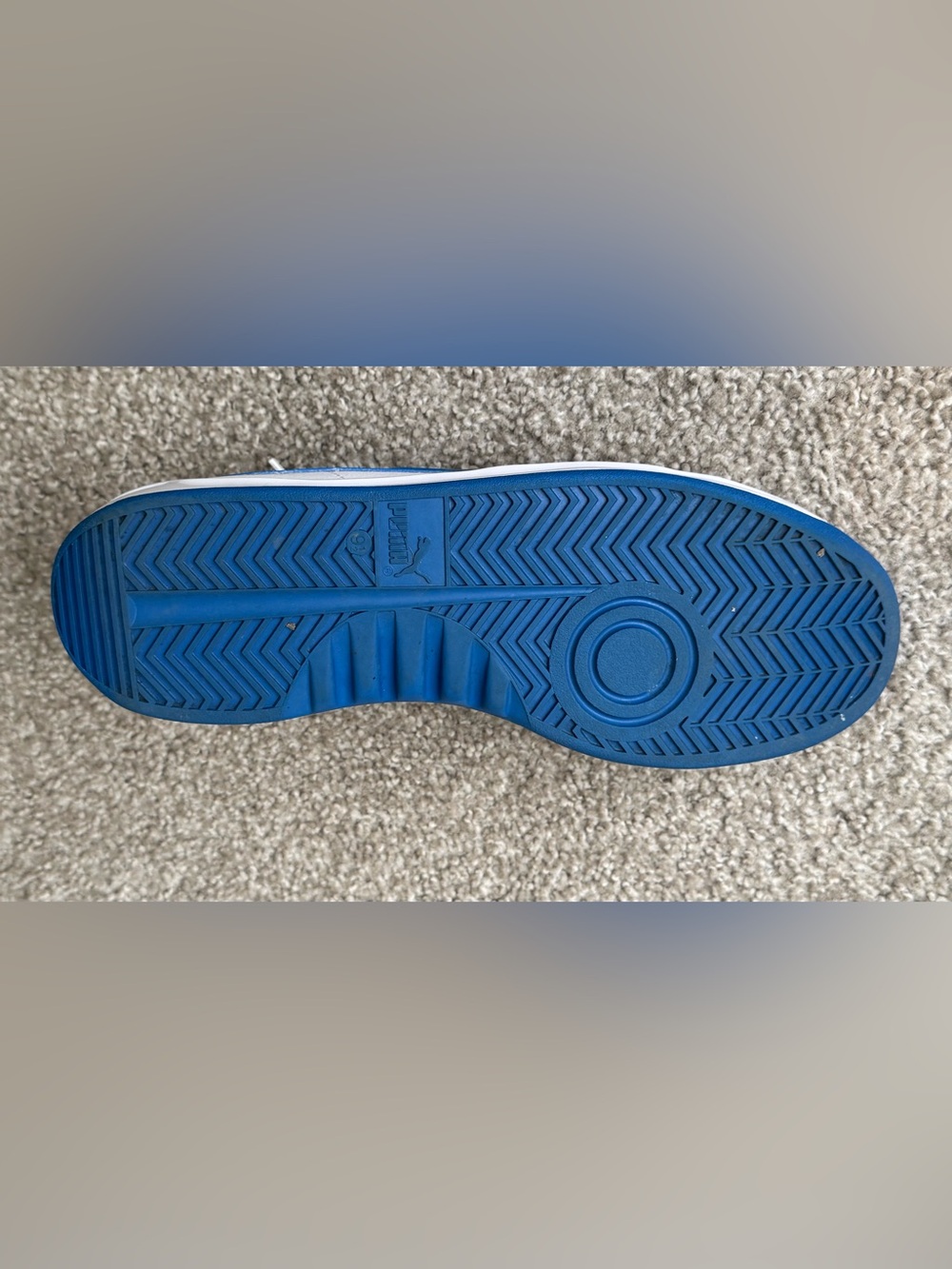 Puma Men's White Blue & Gold GV Special Sneakers - Picture 6 of 7